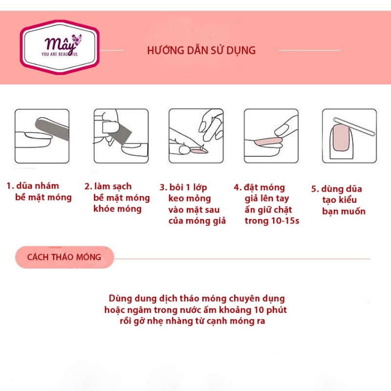 Móng chân giả đẹp trend 2in1 bò sữa và ngựa vằn set 24 chiếc chống nước