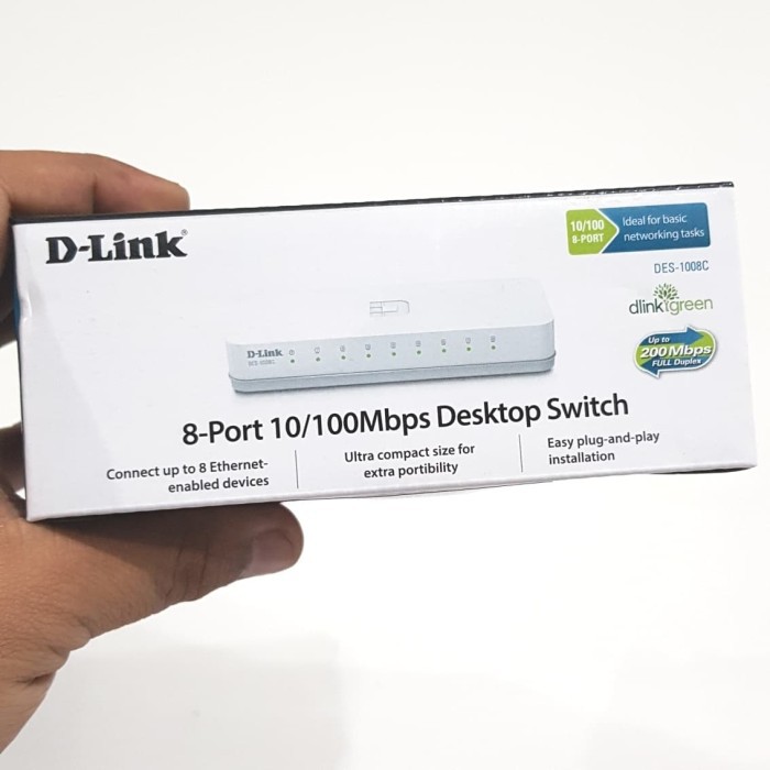 Công Tắc Chuyển Đổi D-Link 8 Port Des-1008C