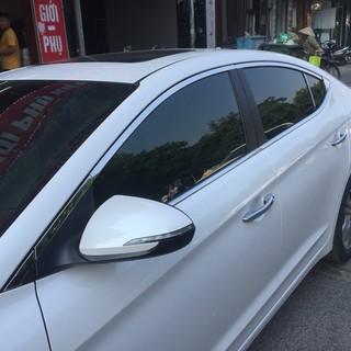 Bộ nẹp viền cong kính, chân kính Hyundai Elantra 2016-2020