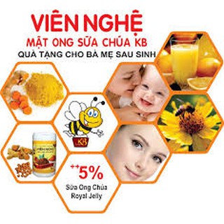 CHÍNH HÃNG Viên nghệ Mật ong sữa ong chúa KB