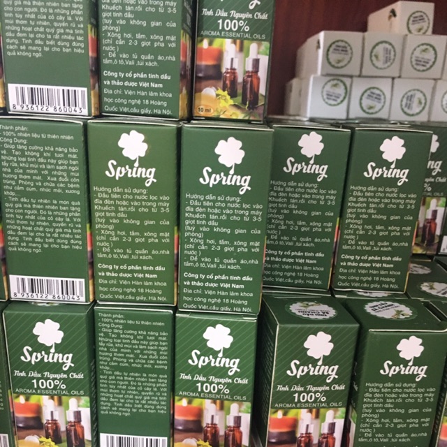 combo 100 chai tinh dầu