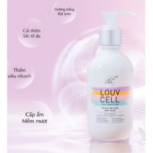 Kem dưỡng trắng da body Louv Cell Crystal Whitening Body Lotion 250ml