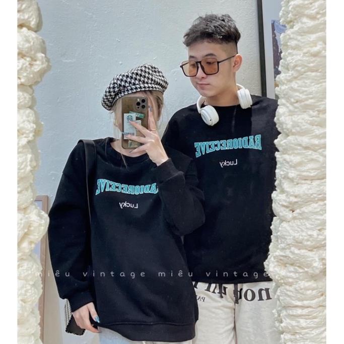 Áo hoodie nỉ chữ xanh RAD T