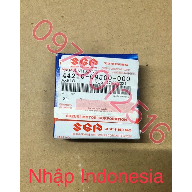 Nắp bình xăng Suzuki Axelo, Viva, Hayate, Impuse, Raider, GSX, Bandit, Smash, Shougun, Satria