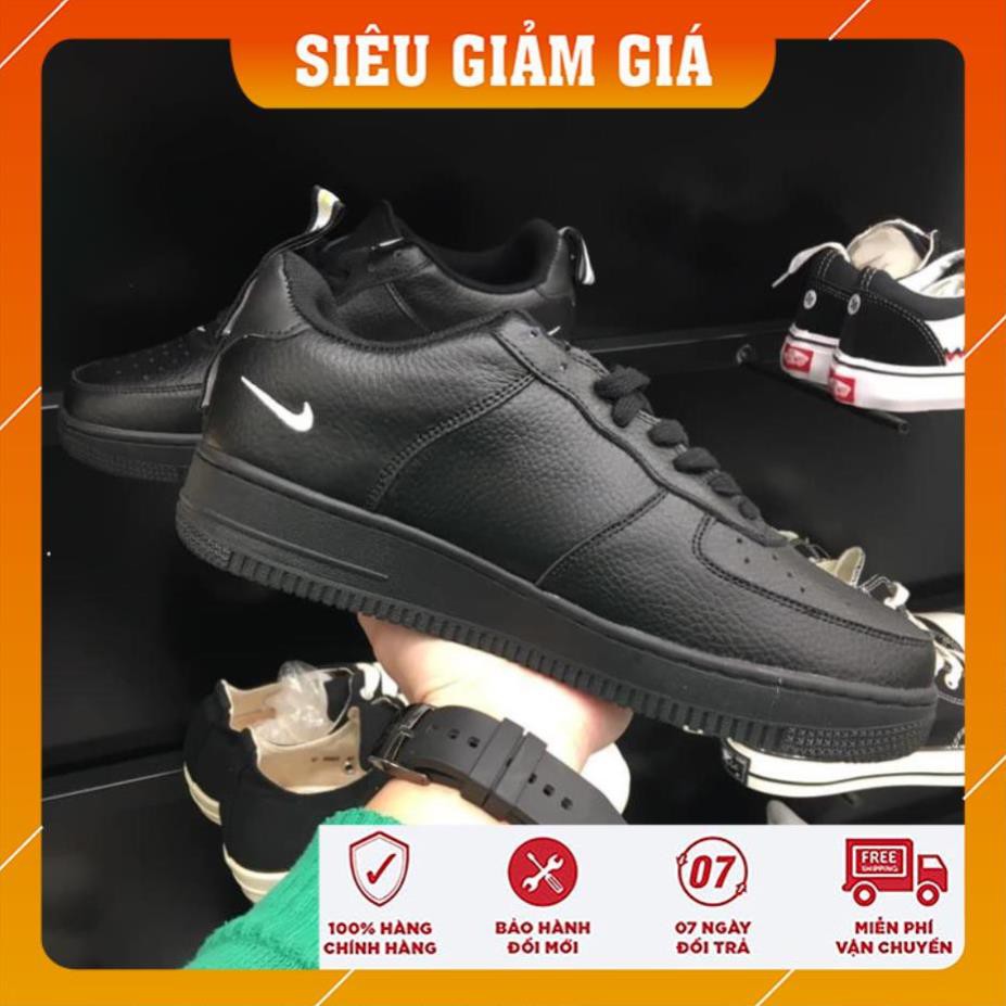 FREE SHIP GIÀY AF1  Đen thấp [FULL HỘP]