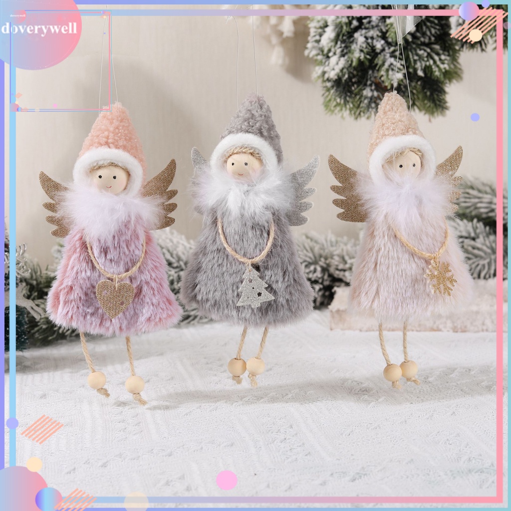 Búp Bê Hình Thiên Thần / Thỏ Đáng Yêu Trang Trí Cây Thông Giáng Sinh