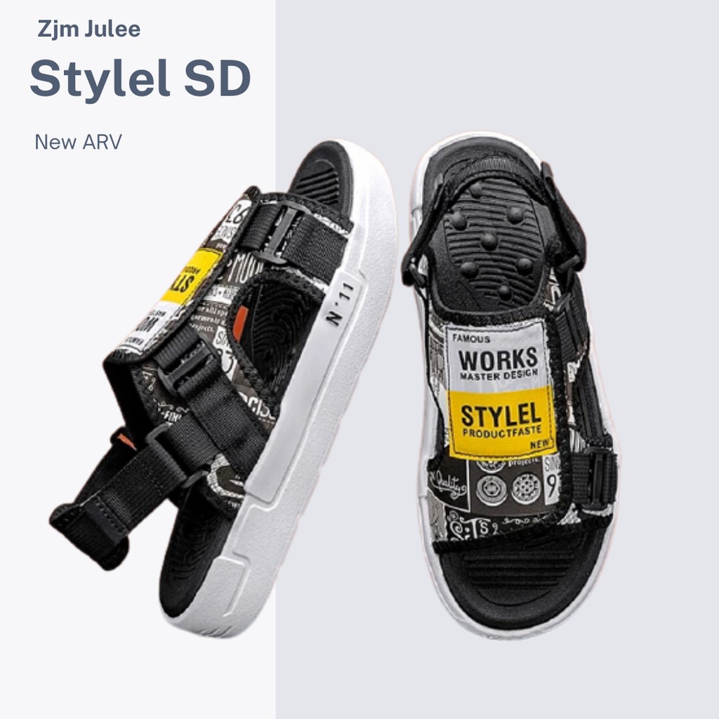 Sandal nam Stylel N11 [NEW] cao cấp - đế dày quai sau tháo rời