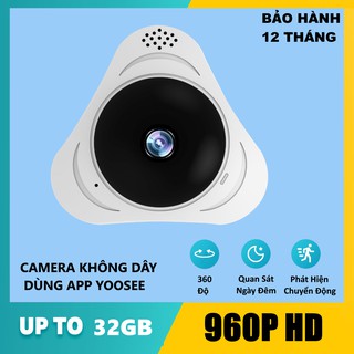 Camera IP Fisheye 360 độ Ứng Dụng Yoosee ELITEK EIP38