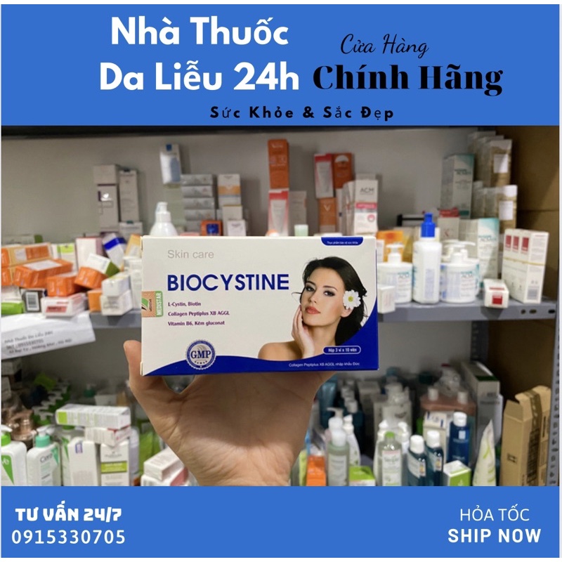 Biocystine viên uống đẹp da tóc