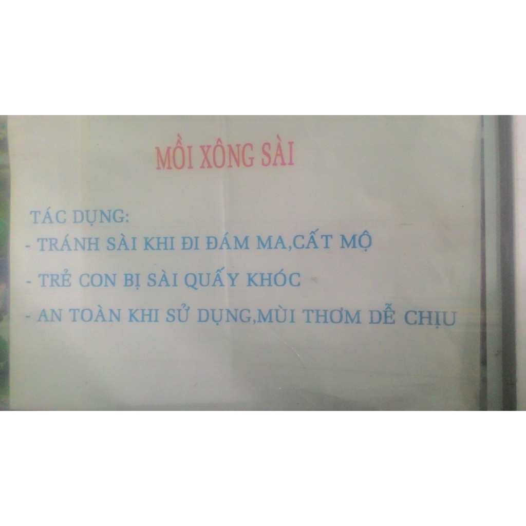 MỒI XÔNG SÀI (20 CÁI)