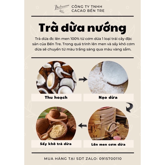 Trà dừa nướng