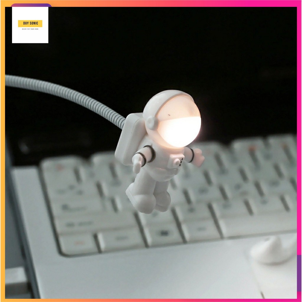 Đèn LED mini hình phi hành gia độc đáo cắm USB đèn ngủ dễ thương