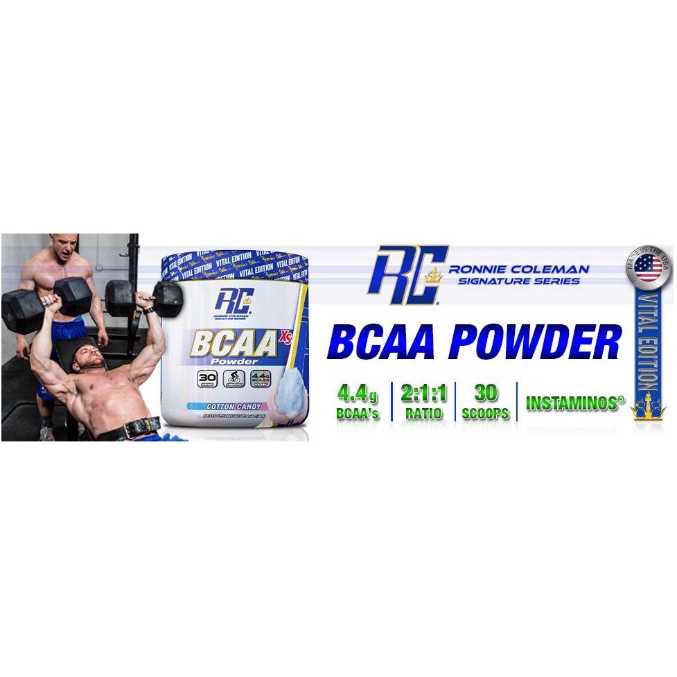 Bcaa Chống Dị Hóa Cơ Ronnie Coleman Bcaa XS Hỗ Trợ Phục Hồi Cơ Bắp (30 lần dùng )
