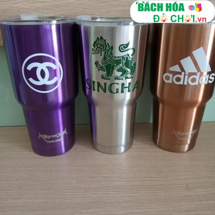 FREESHIP- Ly Giữ Nhiệt  Tặng 2 Ống Hút Inox Thái Lan 900ml MN22008 bình cốc giữ nhiệt