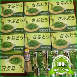 Combo 10 hộp rong nho sabudo + tặng 10 chai sốt mè rang chính hãng - ảnh sản phẩm 9