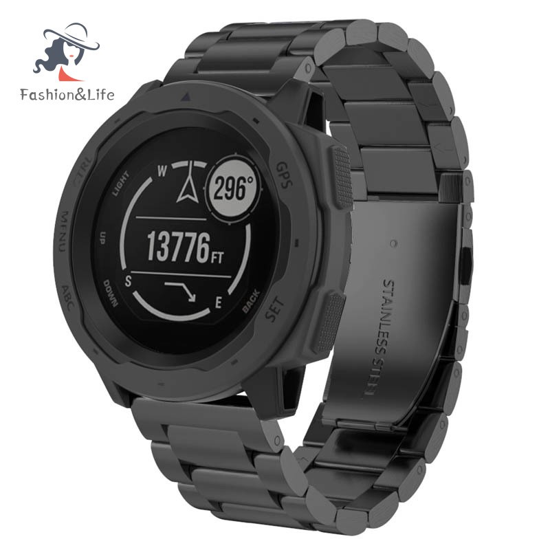 Dây Đồng Hồ Bằng Thép Không Gỉ 22mm Cho Garmin Instinct