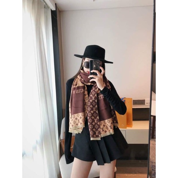 Khăn choàng họa tiết thời trang - Khăn quàng cổ - Khăn dạ CAO CẤP