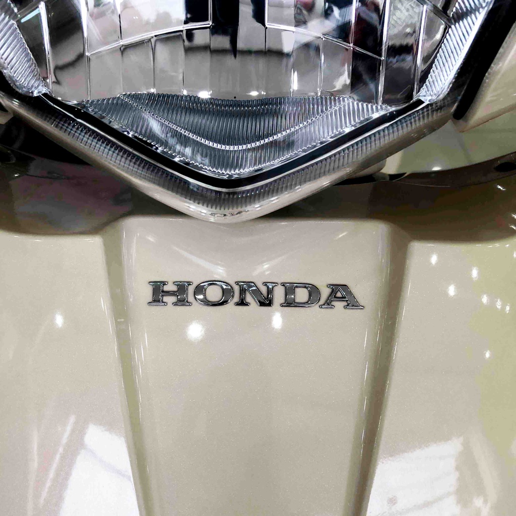 TEM HONDA CHỮ NỔI MÀU BẠC HÀNG CAO CẤP DÀI 8 CM - 1 CHỮ