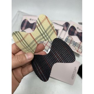 Bộ 3 vỉ 6 Miếng Dán Tóc Hình Nơ kẻ loại to