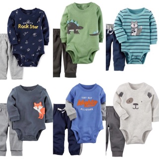 Combo set 10 bodysuit carter cho bé sơ sinh