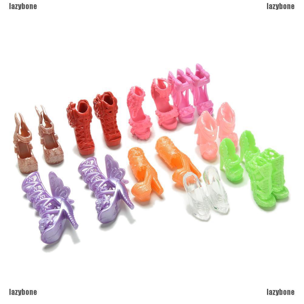 Bộ 20 / 10 Đôi Giày Cho Búp Bê 11