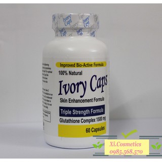 [ Date xa ] Viên Uống Ivory Caps Triple Strength Formula 1500mg 60 viên - ivory cap
