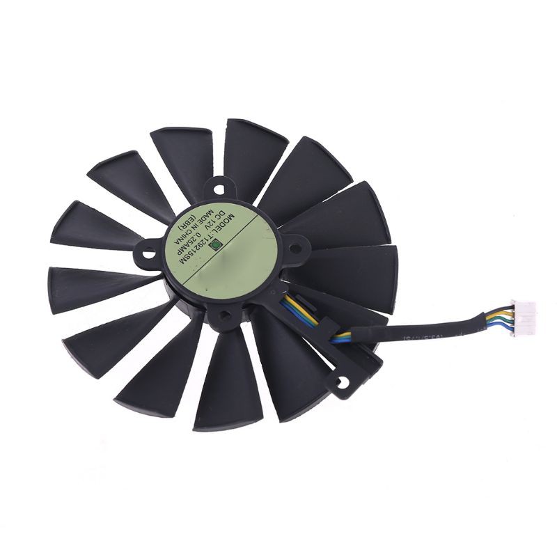 RUN♡ T129215SM 12V 95mm VGA Fan For ASUS STRIX RX470 RX580 Graphics Card Cooling Fan | BigBuy360 - bigbuy360.vn