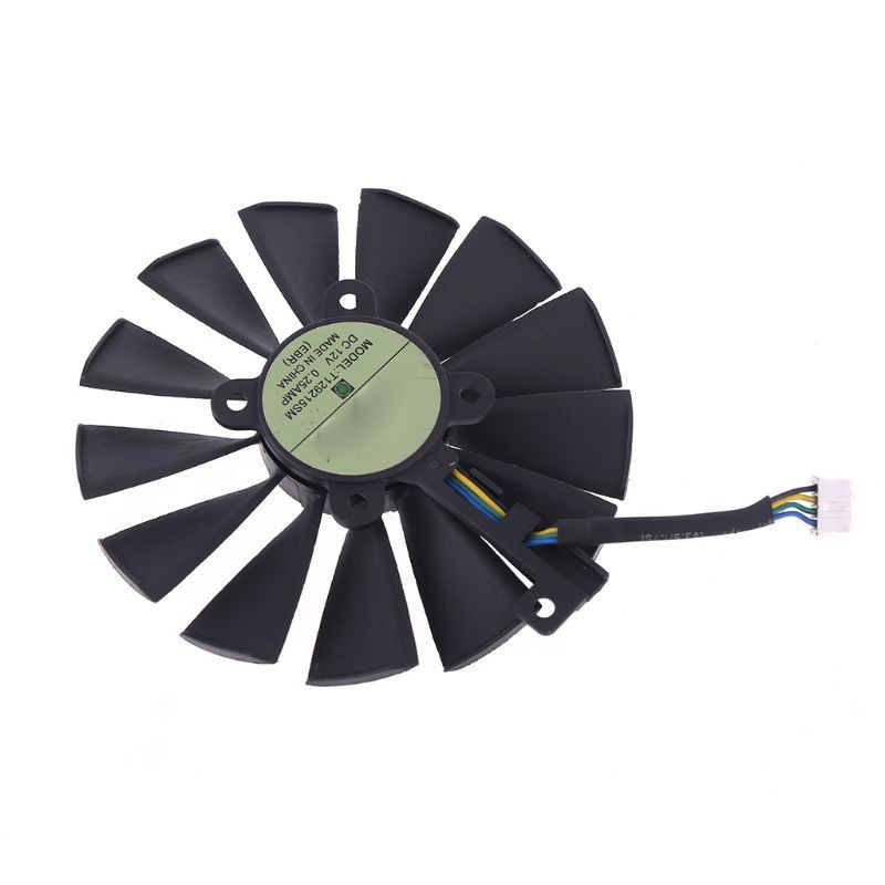 RUN♡ T129215SM 12V 95mm VGA Fan For ASUS STRIX RX470 RX580 Graphics Card Cooling Fan