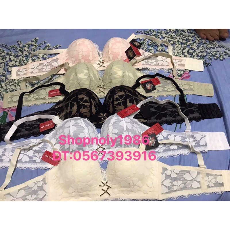 Áo ngực, áo lót Thái Lan không gọng định hình ôm ngực, mút bàn tay nâng đẹp che mọi khuyết điểm có video thật