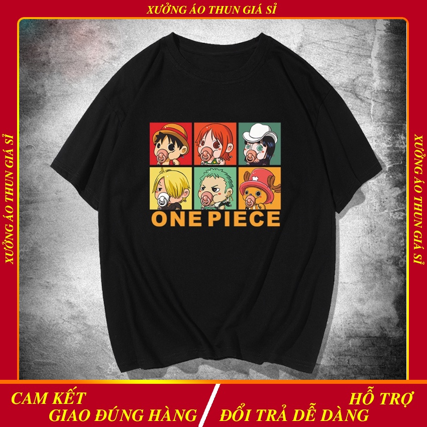 Áo Thun One Piece Đảo Hải Tặc - Áo phông LUFFY Mũ Rơm Siêu Chất - Monkey Luffy Tshirt - ONE PIECE 01