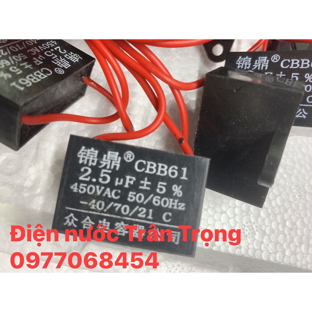 Tụ quạt trần các cỡ
