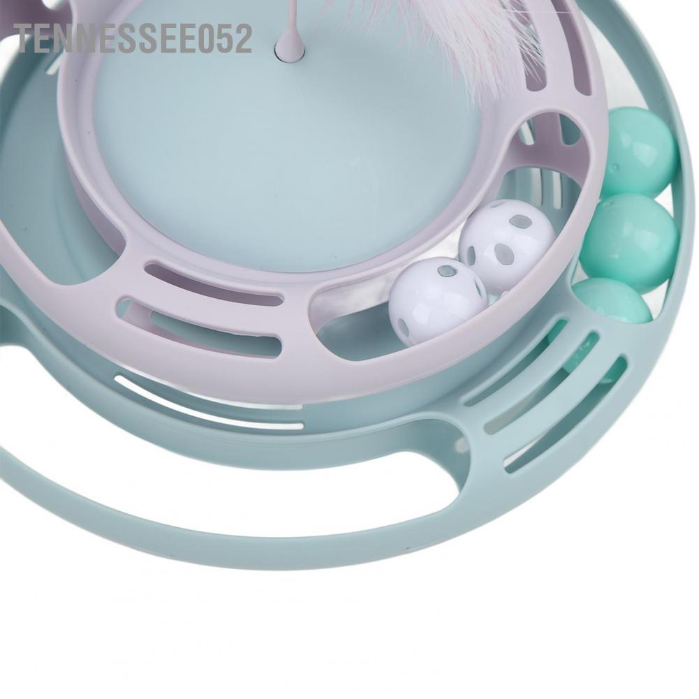 Hàng Sẵn Đồ Chơi tháp banh lật đật mới dễ thương cho mèo Đồ chơi bàn xoay cho mèo đa chức năng an toàn có gậy vui nhộn【Tennessee052】