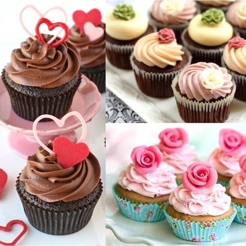 KHUÔN NƯỚNG BÁNH CUPCAKE, BÁNH BÔNG LAN 6 Ô CHỐNG DÍNH