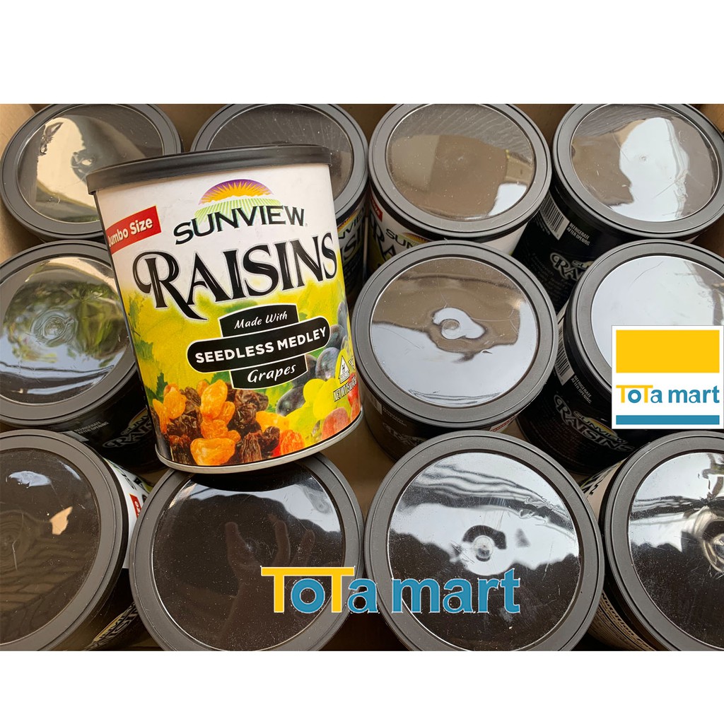 [Mã 153FMCGSALE1 giảm 10% tối đa 40K đơn 250K] (Date 2023) Nho khô Mỹ Sunview Raisins 425g