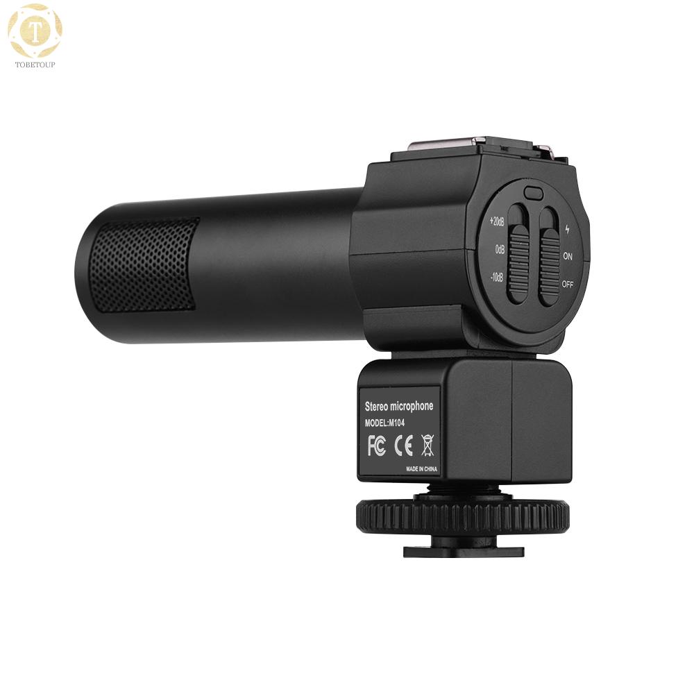 Micro Thu Âm 12 Tiếng M104 Cho Máy Ảnh Canon Nikon Sony