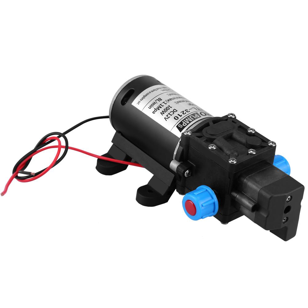 [ST] Màng áp suất cao 12V DC 100W 8L / min 160psi tự động