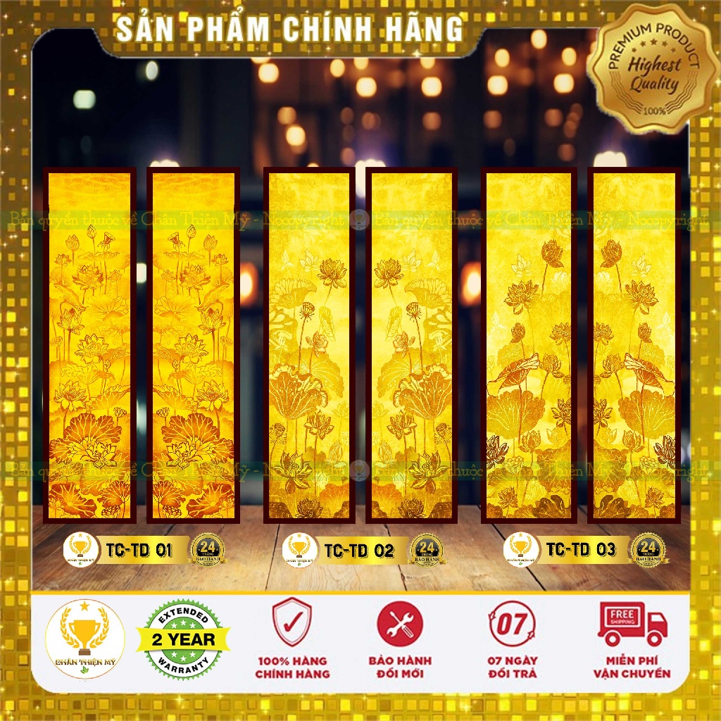 Tranh Trúc Chỉ In Đôi Mẫu 01-03 | Giá Gốc Chuẩn Phong Thủy | CHANTHIENMY.ASIA