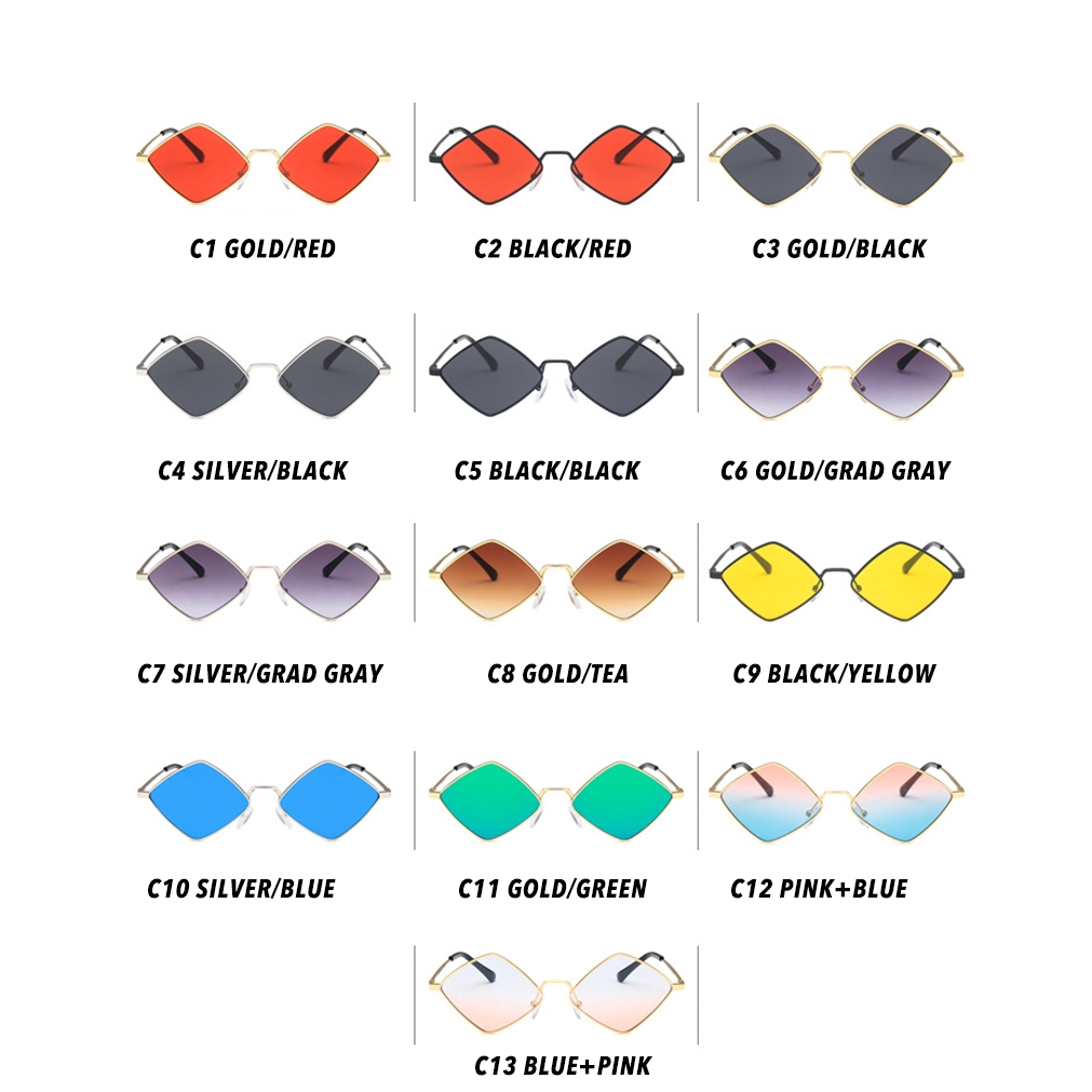 Kính Mát Gọng Kim Loại Phong Cách Retro Thời Trang Cá Tính