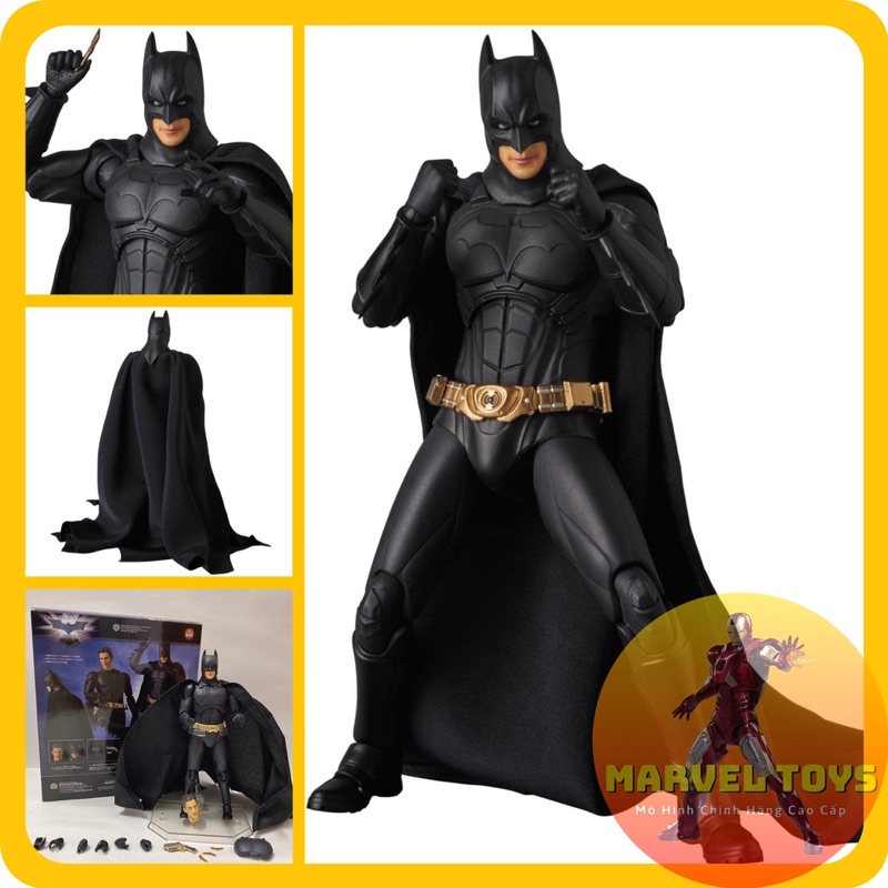 Mô Hình Batman Begins Suit The Dark Night Mafex No.049 Có Khớp Cử Động