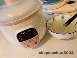 NỒI NẤU CHÁO CÁCH THUỶ BEAR 0.8L ( KÈM LỒNG HẤP)