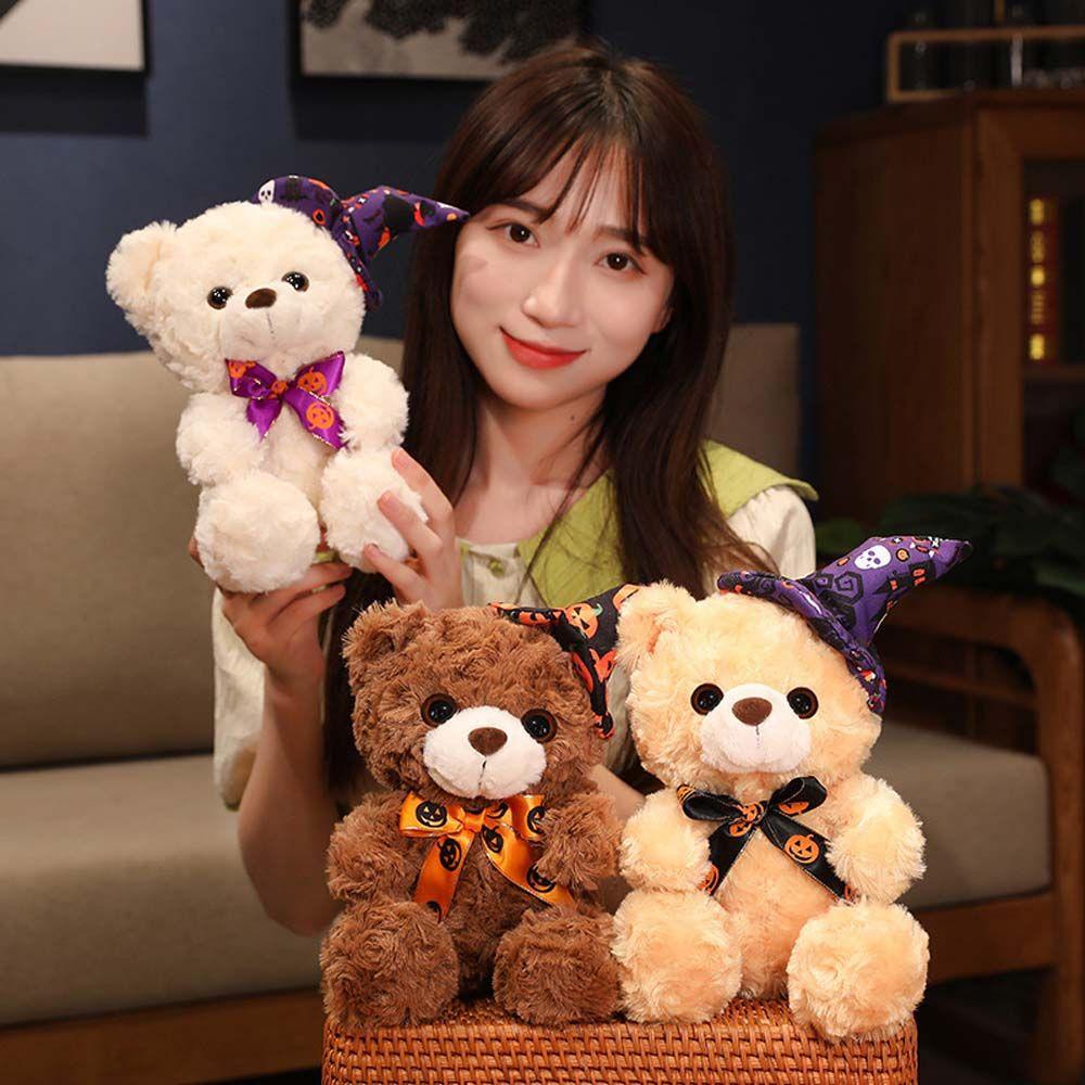 LANFY Gấu Teddy Nhồi Bông Mềm Mại Trang Trí Halloween