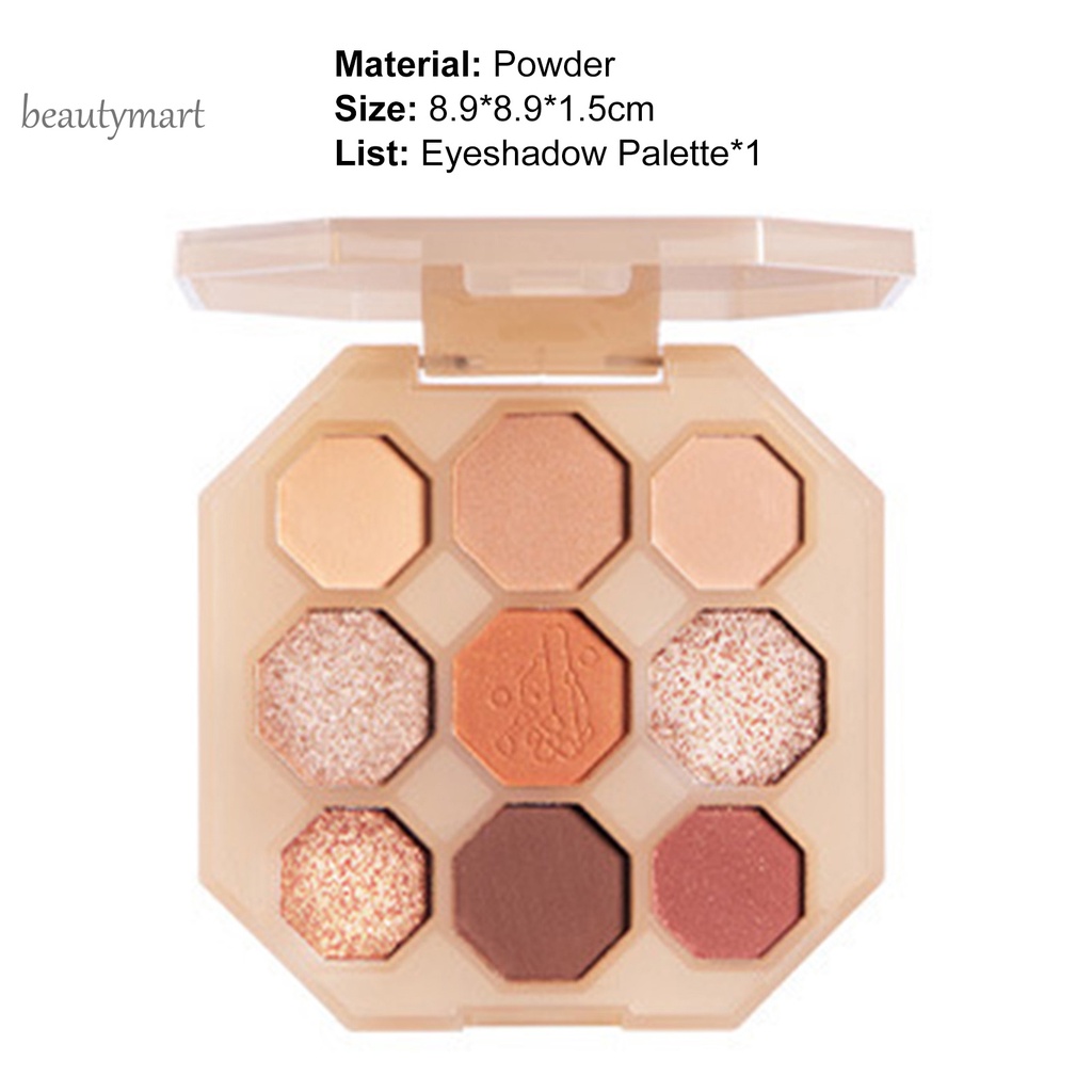 Bảng phấn mắt kim tuyến lấp lánh dùng trang điểm hàng ngày