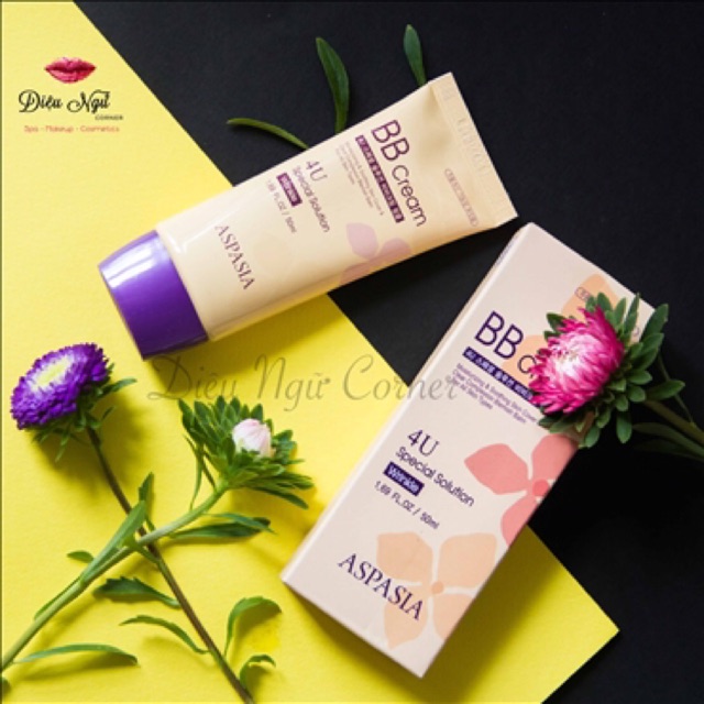 KEM NỀN CHỐNG NẮNG ASPASIA 4U SPECIAL B.B SOLUTION CREAM SPF50 PA+++