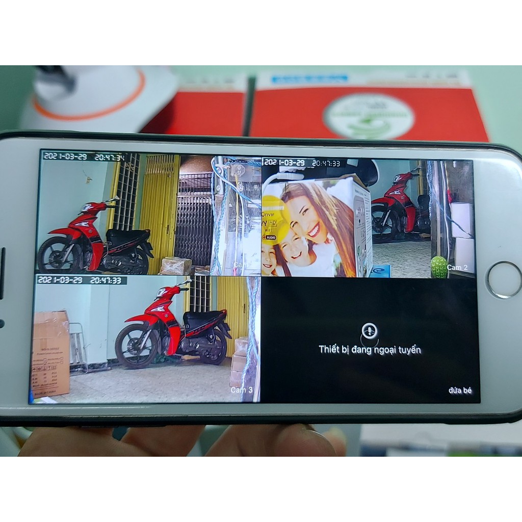 Yoosee camera 3.0Mpx quay đêm có màu - Camera wifi yoosee ngoài trời 4 râu 14 led - 4 anten - 3Mpx | BigBuy360 - bigbuy360.vn
