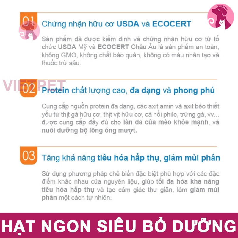 THỨC ĂN CHO MÈO - NATURAL CORE ĐA ĐẠM 95% (Nhập khẩu Hàn Quốc)