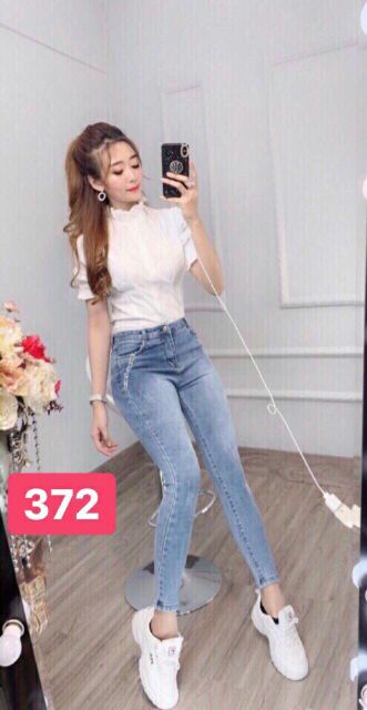 QUẦN JEANS NỮ RÁCH BODY MẪU MỚI NHẤT NĂM 2018 MS80