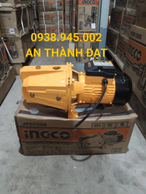 MÁY BƠM NƯỚC CHUYÊN DÙNG 1.0 HP INGCO MODEL: JP07508