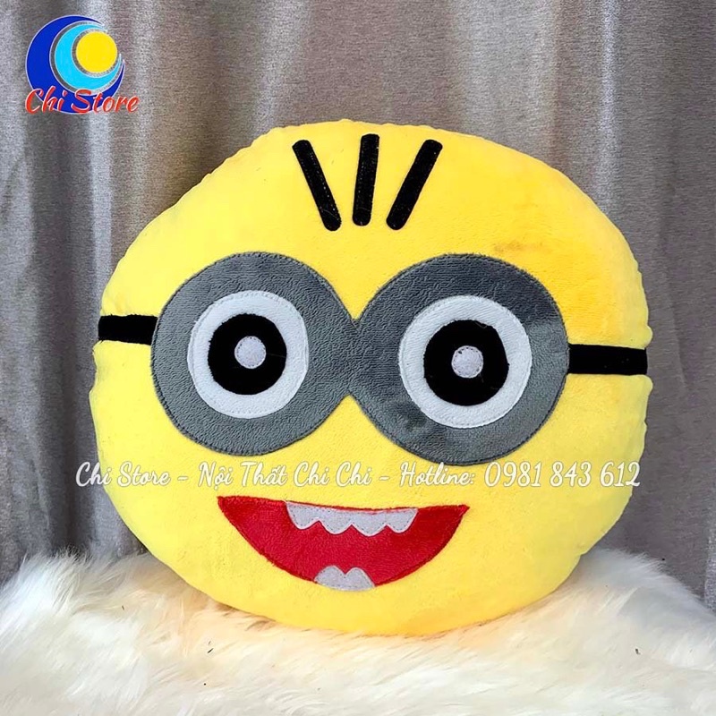 Gối Tròn Hình Thú Cho Bé, Gối Tròn Handmade Trang Trí Ngộ Nghĩnh Siêu Xinh