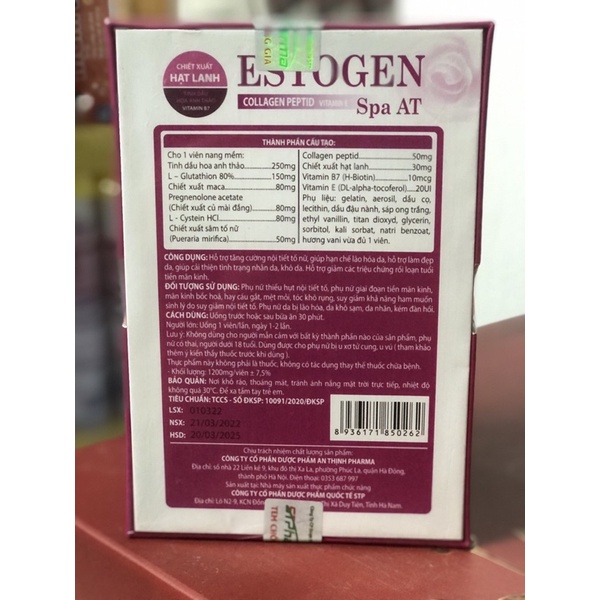 Collagen Nội tiết tố nữ ESTOGEN spa AT
