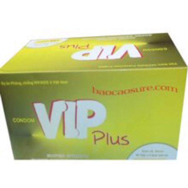 Bao Cao Su VIP Plus Giá Rẻ - hộp 144 cái